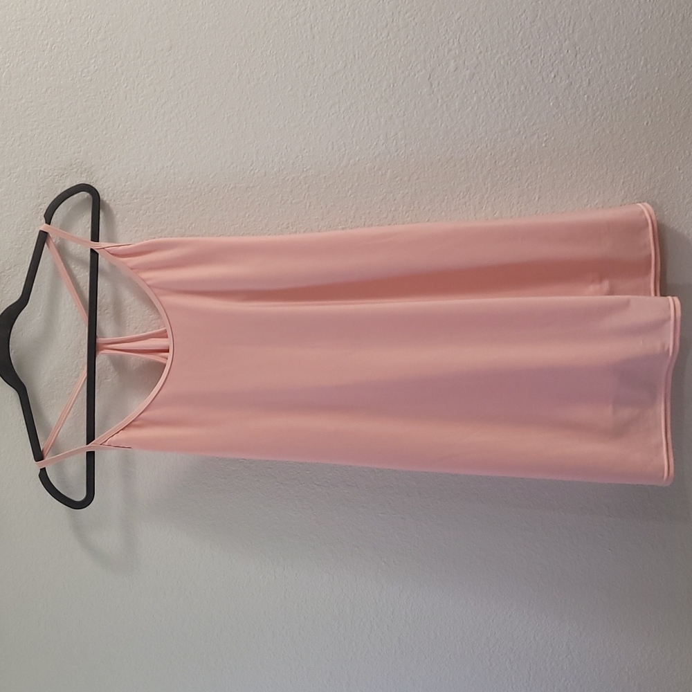 HDE Fully Lined with Pocket Athleisure Pink Dress (XL)